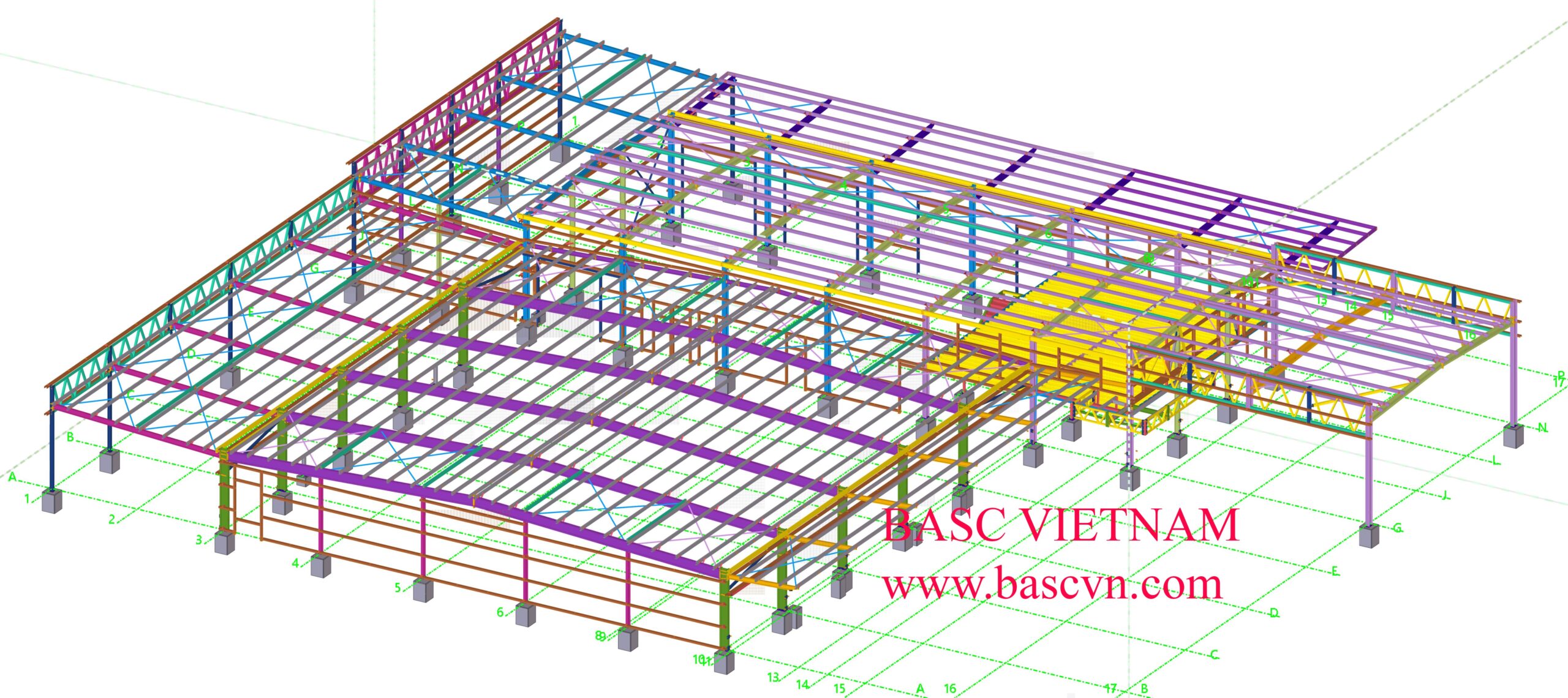 Dịch Vụ Triển Khai Bản Vẽ Shop Drawing Kết Cấu Thép